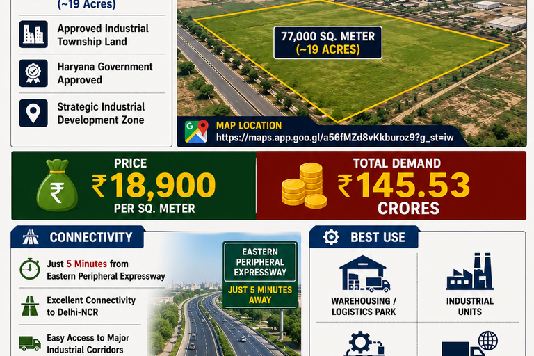Industrial Land Investment Opportunities | Prime Industrial & Commercial Properties in India